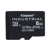 Kingston microSD 8GB CL10 UHS-I Industrial with adapter (SDCIT2/8GBSP) (KINSDCIT2-8GBSP)