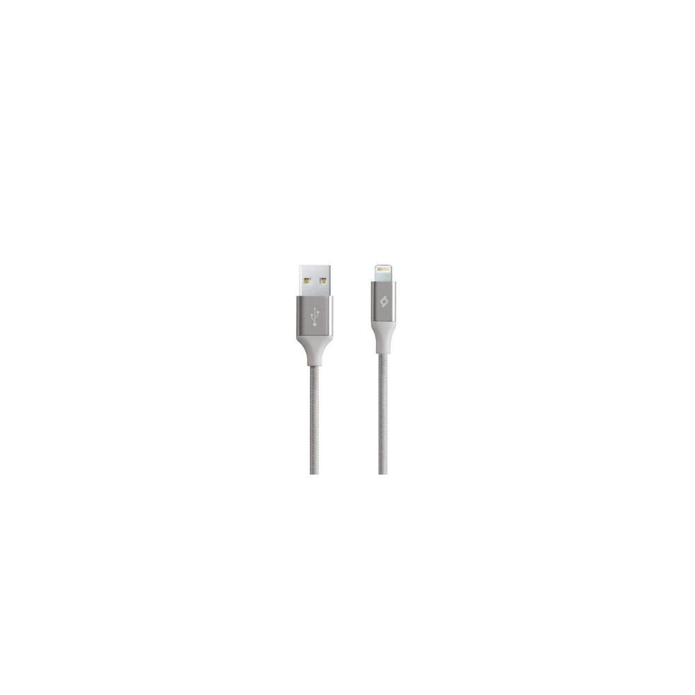 ttec AlumiCable Lightning Charge/Sync Cable Silver (2DK16G) (TTEC2DK16G)