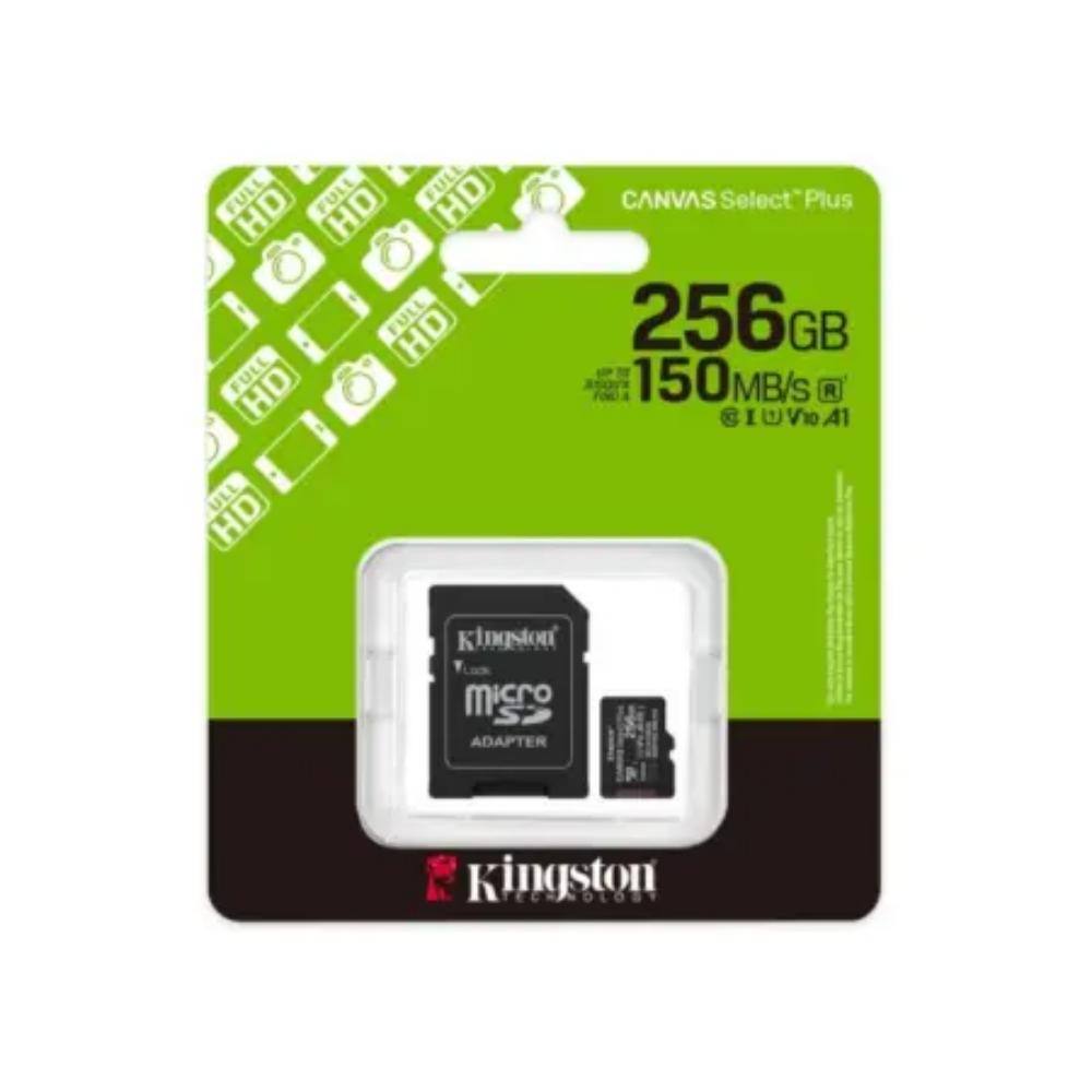 Kingston Micro SD 256GB Cl10 Canvas S.Plus SDCS3/256GB +Ad.SD (SDCS3/256GB) (KINSDCS3-256GB)