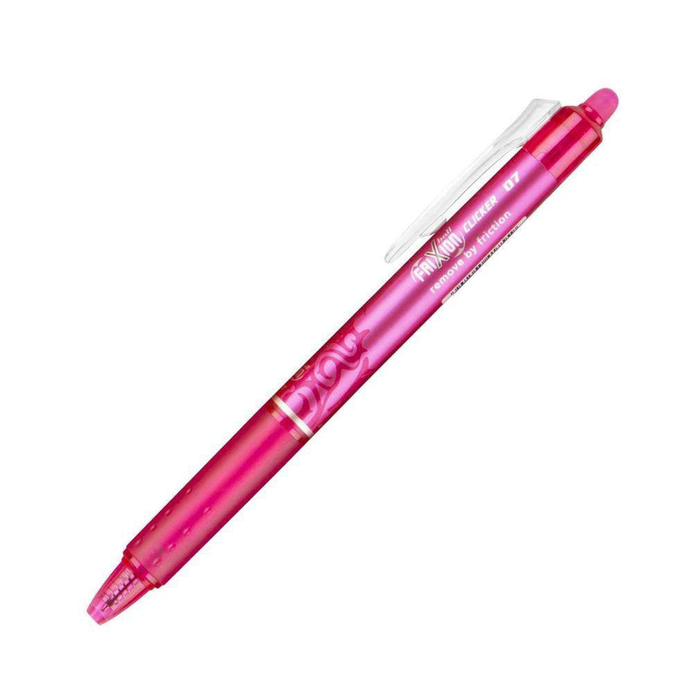 Pilot Rollerball Pen Frixion Clicker M Rose (BLRT-FR7-RS) (PILBLRT-FR7-RS)