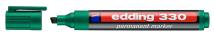 EDDING ανεξίτηλος μαρκαδόρος 330, 1-5mm, επαναγεμιζόμενος, πράσινος
