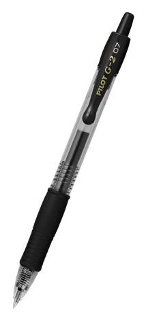 PILOT στυλό διαρκείας gel G-2, 0.7mm, 14cm, μαύρο