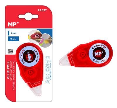 MP διορθωτική ταινία PA537, 6mm x 15m, κόκκινη
