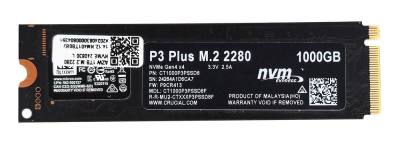 AZW M.2 2280 NVME P3 PLUS, NVME Gen4 x4, 1TB, Bulk