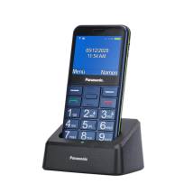 Panasonic KX-TU155EXCN 2.4" με πλήκτρο SOS, Bluetooth, Μεγάλα Γράμματα και Βάση Φόρτισης Μπλέ