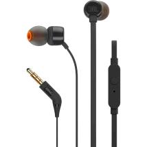 Hands Free JBL Tune 160 In-ear 3.5mm 9mm Dynamic Driver Pure Bass Sound με Μικρόφωνο JBLT160BK 1.2m Μαύρα