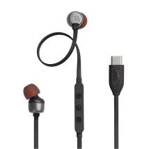Hands Free JBL 310C In-ear 3.5 mm USB-C BLT310CBLK Μαύρο