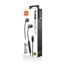 Hands Free JBL 310C In-ear 3.5 mm USB-C BLT310CBLK Μαύρο