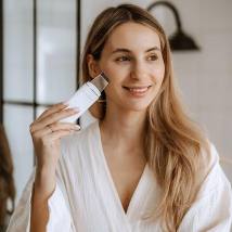 Σπατούλα Cavitation Peeling Προσώπου για Καθαρισμό & Αντιγήρανση με Υπερηχητικές Δονήσεις, Ems, ION+ & ION-