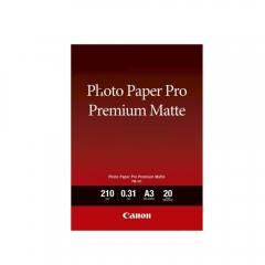 Φωτογραφικό Χαρτί CANON Premium Matte A3 210g/m² 20 φύλλα (8657B006AA) (CAN-PM101A3)