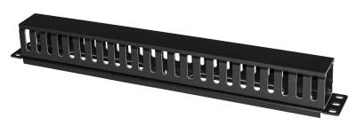 POWERTECH cable management NETW-0048 για rack 19"/1U, πλαστικό, μαύρο