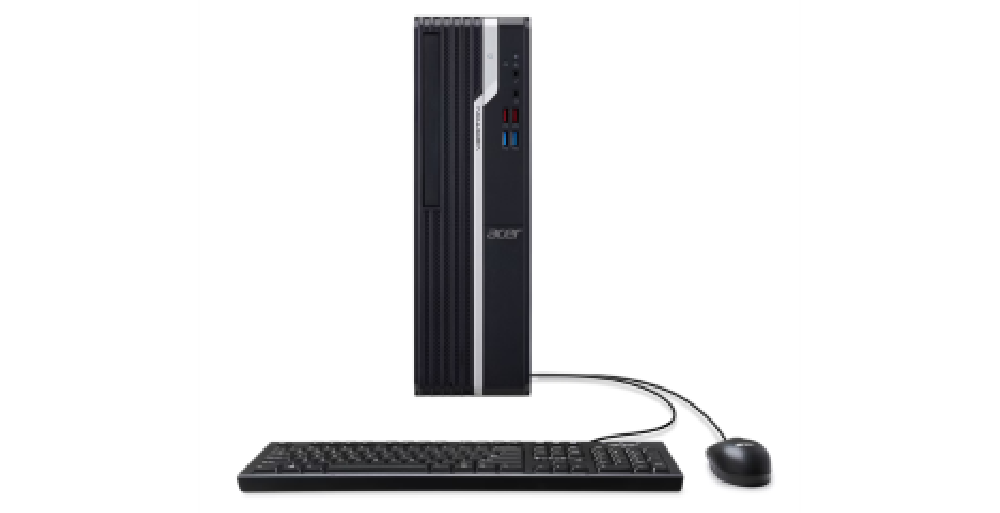 ACER DESKTOP BUSINESS VERITON VX2680G, INTEL PENTIUM GOLD G6605, 8GB DDR4, 256GB SSD NVME, 1TB HDD, INTEL UHD GRAPHICS, GR KEYBO