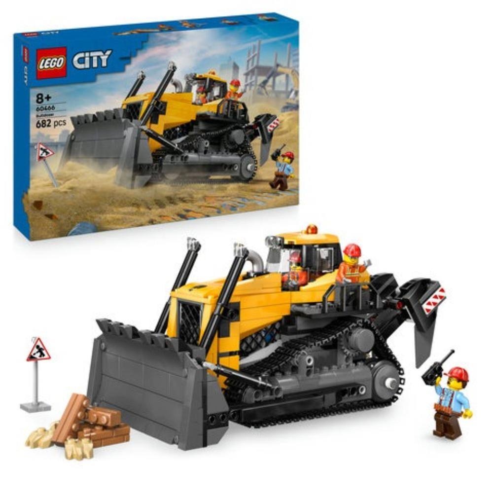 Lego City Yellow Bulldozer with Front Loader (60466) (LGO60466)
