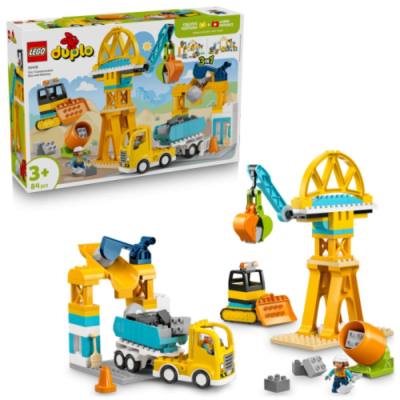 Lego DUPLO Town Construction Site with Construction Vehicles - 3-in-1 Set (10476) (LGO10476)