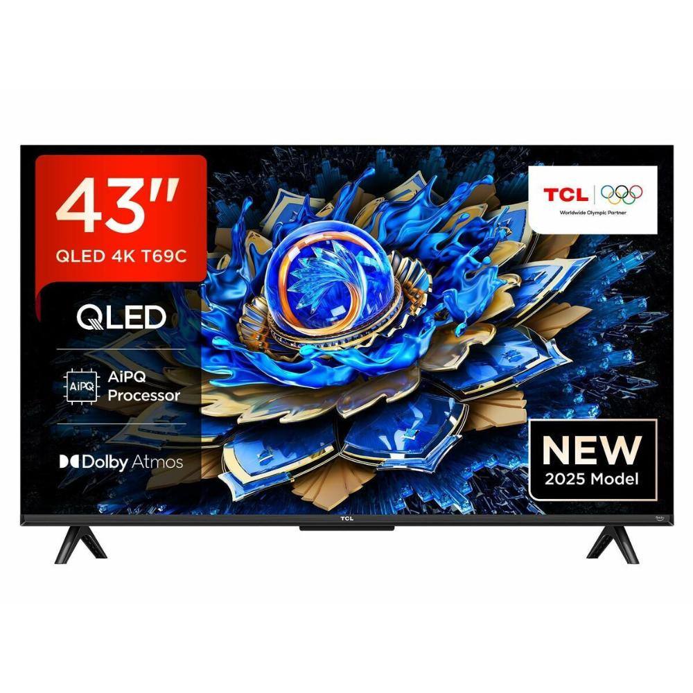TCL 43T69C Smart TV 43" 4K UHD QLED HDR 2025 43" (43T69C) (TCL43T69C)