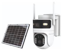 POWERTECH smart ηλιακή κάμερα PT-1547, dual lens, 4MP, 4G, PTZ, SD, IP65