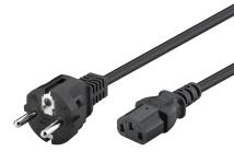 POWERTECH καλώδιο τροφοδοσίας CAB-P049, 3x 0.75mm², copper, 2m, μαύρο