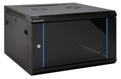 POWERTECH επιτοίχια καμπίνα rack 19" NETW-0037, 600 x 450 x 370mm, 6U