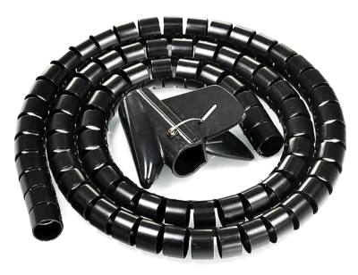 POWERTECH δεματικό καλωδίων TIES-083, πλαστικό, Φ20mm, 2m, μαύρο