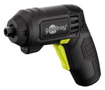 GOOBAY 4 σε 1 κατσαβίδι μπαταρίας με μύτες & εξαρτήματα 77817, LED φακός, 1500mAh