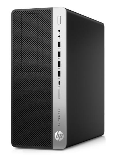 HP PC EliteDesk 800 G4 WKS TWR, Refurbished Grade A Repainted, i5-8600T, 8/256GB SSD, DVD, FreeDOS