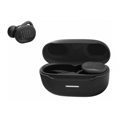 Bluetooth Hands Free JBL Endurance Race In-ear TWS Smart Ambient Συμβατό με Alexa και Google Assistant IP67 με Θήκη Φόρτισης Μαύ