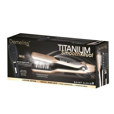 Ψηφιακή Πρέσα Μαλλιών με Ατμό & Πλάκες Τιτανίου 230˚C