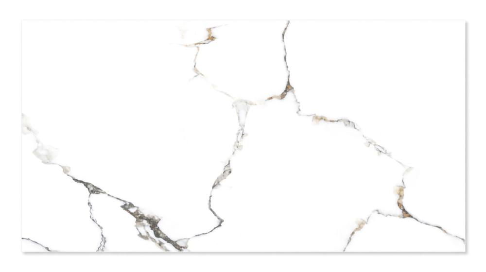 WINGRESS πλακάκι WNC-METAL-WHITE, 120x60cm, glossy finish, metal white, 2τμχ 1.44m²