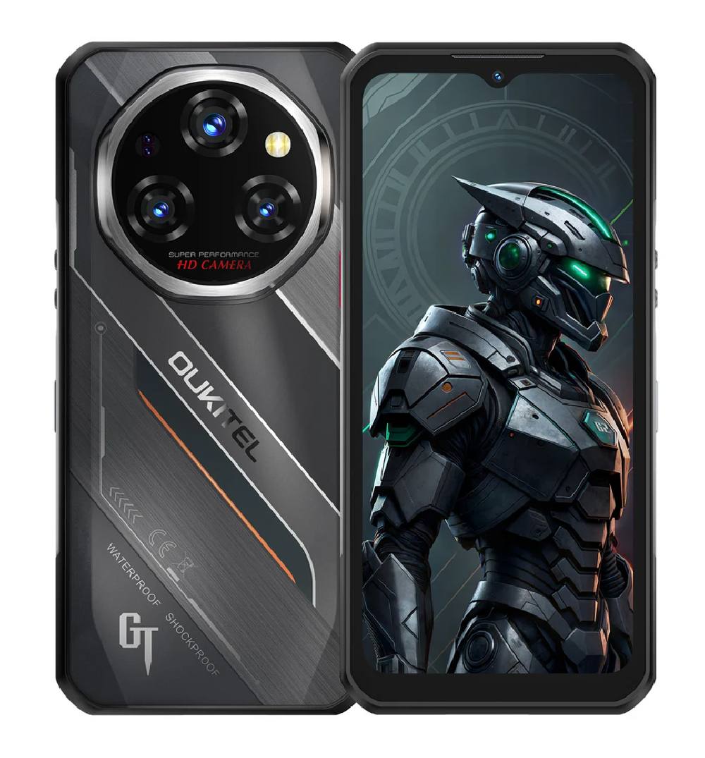 OUKITEL smartphone WP62, 6.6", 12/512GB, 5G, 11000mAh, IP68/IP69K/MIL-STD-810H, μαύρο
