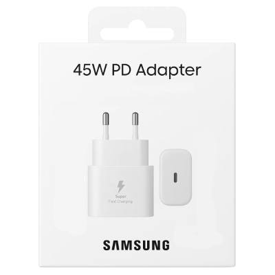 Φορτιστής Ταξιδίου Samsung Super Fast Charging EP-T4511NWE PD45W USB-C Λευκός