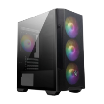 MSI PC CHASSIS MAG FORGE M100R BLACK, MINI TOWER ATX, RGB LIGHTING, W/O PSU, Front: 3x 120mm ARGB Fan, Rear: 1x 120mm ARGB Fan,