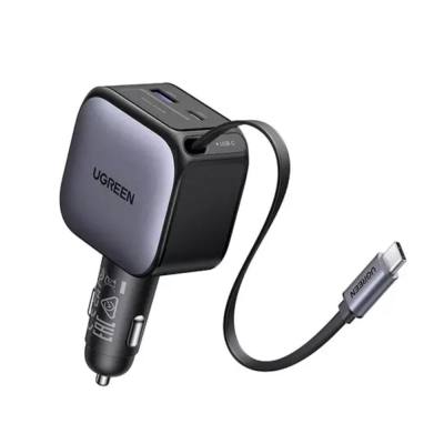 Ugreen EC603 Φορτιστής Αυτοκινήτου 90W 3A Γρήγορης Φόρτισης με Θύρες: 1xUSB 1xType-C (55909B) (UGR55909B)