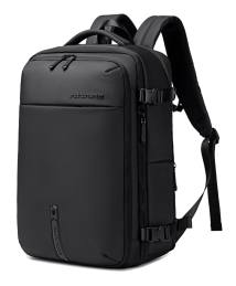 ARCTIC HUNTER τσάντα πλάτης B00866 με θήκη laptop 15.6", αεροστεγής θήκη, 35.5L/49.5L, μαύρη