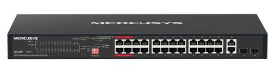 MERCUSYS rackmount switch MS128GP, 28x Gigabit θύρες, PoE+, V1.0