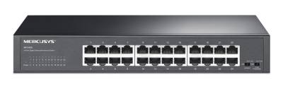 MERCUSYS desktop/rackmount switch MS124GS, 24x Gigabit θύρες, V1.0