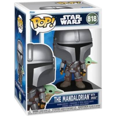 Funko Pop! TV: Star Wars - The Mandalorian with Grogu #818 (FNK04438)