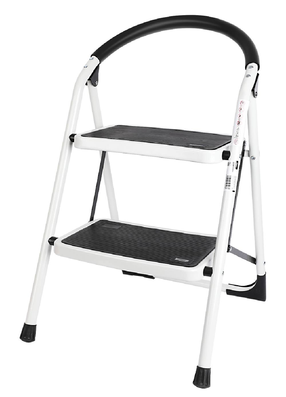 DELI σκάλα σιδήρου DL509012 με 2 σκαλοπάτια, 46cm, 150kg