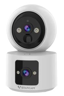 VSTARCAM smart κάμερα CB90DR, 2MP, dual lens, WiFi, PTZ, SD, 5200mAh backup battery