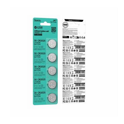 Buttoncell Lithium Hoco JA7 CR2025 Τεμ. 5