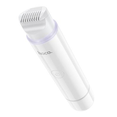 Hoco HP81 Ladies Shaver 2 σε 1 6000rpm 400mAh IPX6 Κατάλληλο για Χρήση σε όλο το Σώμα Λευκό