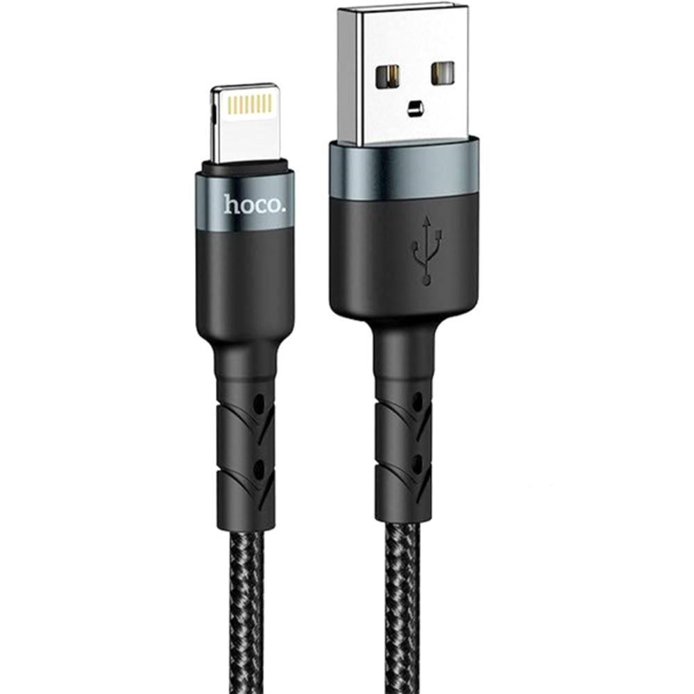 Καλώδιο Hoco SU99 Plus USB σε Lightning Braided Μαύρο 2m