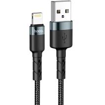 Καλώδιο Hoco SU99 Plus USB σε Lightning Braided Μαύρο 2m