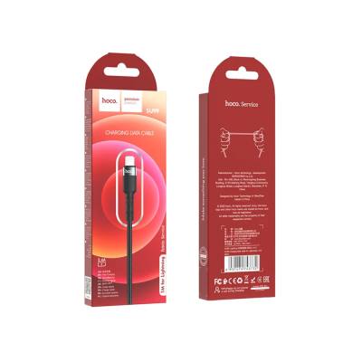 Καλώδιο Hoco SU99 USB σε Lightning Braided Μαύρο 1m