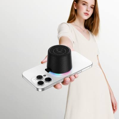 Φορητό Ηχείο Wireless Hoco HC49 Shine Mini Μαγνητικό TWS Hi-Fi Audio v6.0 700mAh 8W εως 4 Ώρες Αναπαραγωγής και Πολύχρωμο Φωτισμ