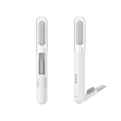 Στυλό Καθαρισμού Ηλεκτρονικών Συσκευών 3 σε 1 Hoco UT1 με Αναδιπλούμενη Βούρτσα Μεταλλική Άκρη και Σφουγγαράκι