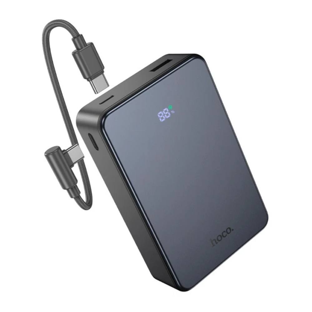 Power Bank Hoco J170A Starlight 20000mAh 1xUSB-A 22.5W 2xUSB-C PD20W Digital LED Ένδειξη Μπαταρίας και Braided Καλώδιο USB-C σε 