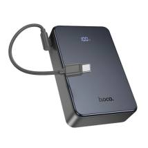 Power Bank Hoco J170A Starlight 20000mAh 1xUSB-A 22.5W 2xUSB-C PD20W Digital LED Ένδειξη Μπαταρίας και Braided Καλώδιο USB-C σε 
