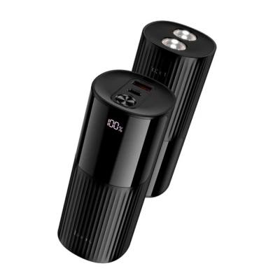 Power Bank Hoco J150 Stream 20000mAh 1xUSB-A 22.5W 1xUSB-C PD20W Digital LED Ένδειξη Μπαταρίας και Φακό Μαύρο