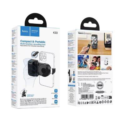 Λαβή/Βάση Στήριξης Κινητού Hoco K33 με Bluetooth Χειριστήριο Περιστροφή 360° Ιδανικό για Καταγραφή Βίντεο και Φωτογραφιών Συμβατ