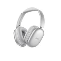 Wireless Hands Free Hoco W73 Graceful HiFi Audio v6.0 400mAh 45 Ώρες Ομιλίας AUX USB-C Ασημί